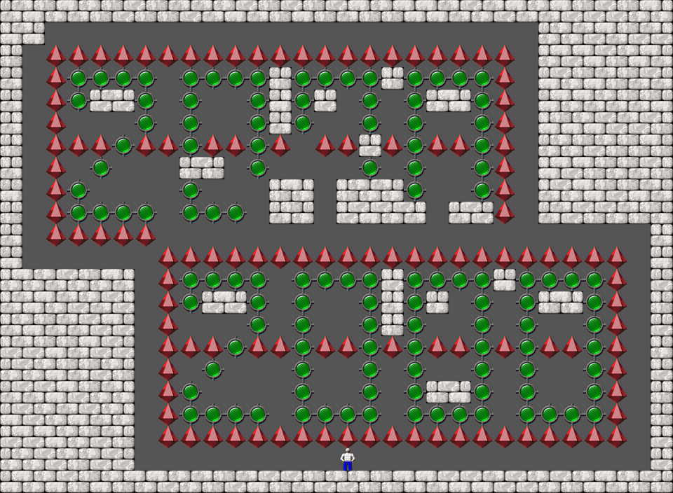 Сокобан More Bugs collections уровень 288